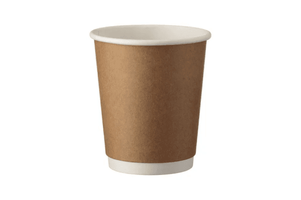 PAPER GLASS 8OZ DW KRAFT 20X25PCS
