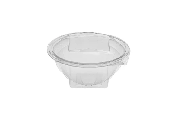 PET UTENSILS 500CC ROUND TRANSPARENT WITH INSERT / LID 6X100TEM