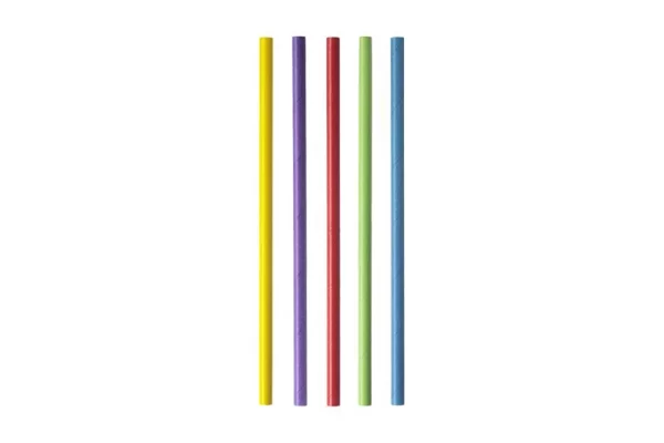 FSC® Paper Straws Straight Multicolor Ø0.8 cm x 21 cm.