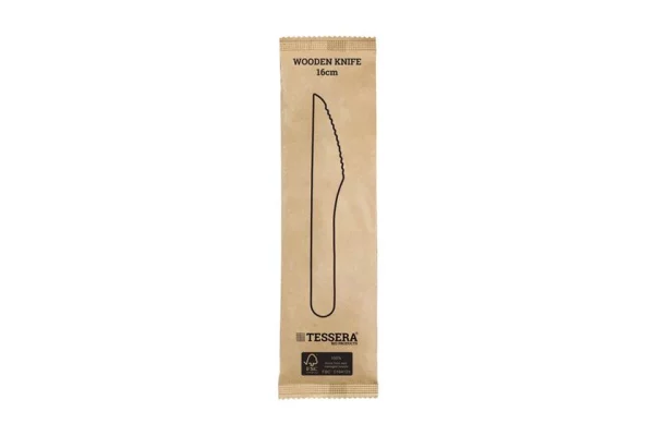 FSC® Wooden Knife 16 cm. Packed 1/1