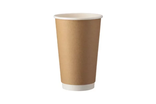 Paper Cup Double Wall 16oz Kraft 20×25 pcs.