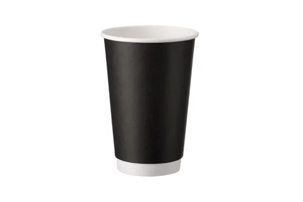 Paper Matte Black Double Wall Tumbler 16oz