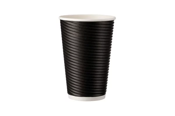 Paper Ripple Cup 16oz Black