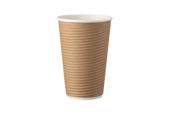 Paper Ripple Cup 16oz Brown