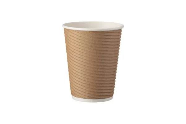 Paper Ripple Cup 14oz Brown