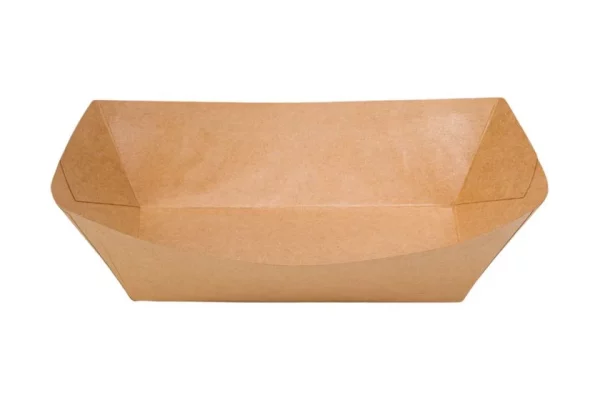 Kraft Paper Container (Boat) 13oz 10.5x7x4.2 cm.