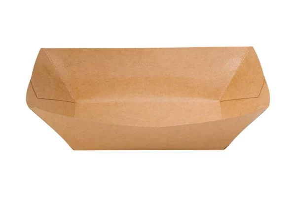 Kraft Paper Container (Boat) 23oz 10.5x7x4.2 cm.