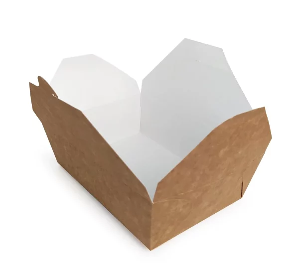 Par/mo Kraft FSC® Dinnerware – Bag 1200 ml. White Interior 11×10.5x9cm.