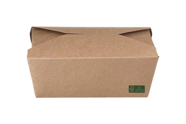 Par/mo Kraft FSC® Dinnerware – Bag 1400 ml. 15 x 12 x 6.3 cm.