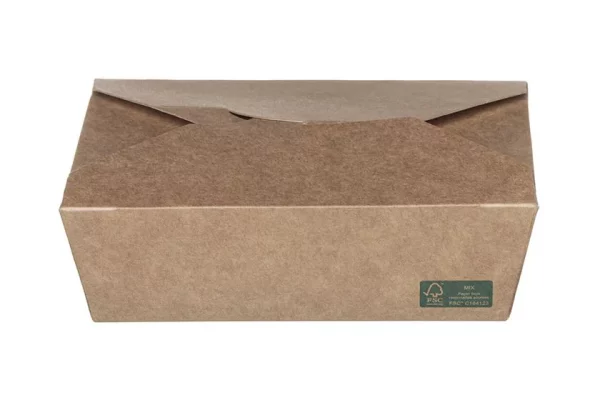 Par/mo Kraft FSC® Dinnerware-Envelope 1500 ml. 11x10.5x9cm.