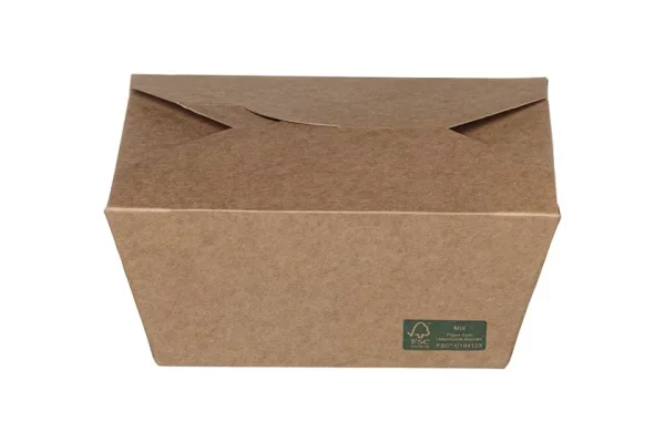 Par/mo Kraft FSC® Dinnerware - 800 ml bag. 11.2 x 9 x 6.4 cm.