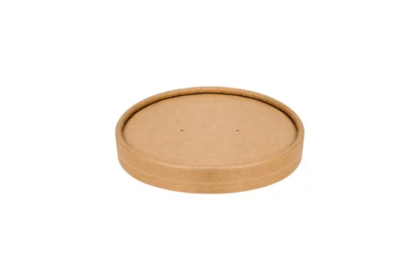 113mm Kraft lid for 12oz-26oz Kraft container