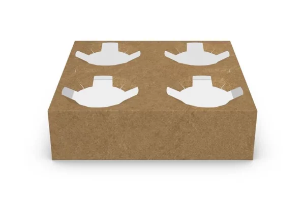 Cup holder 4 places Kraft