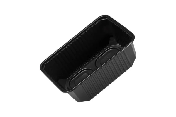 Black Parallel Ripple Dinnerware M/W 1000 ml.