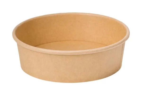 Round Kraft Dish 1100 ml.