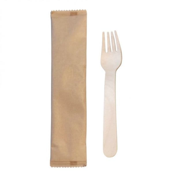 Wooden Fork FSC 16 cm. Packed 1/1(100pcs/pack)