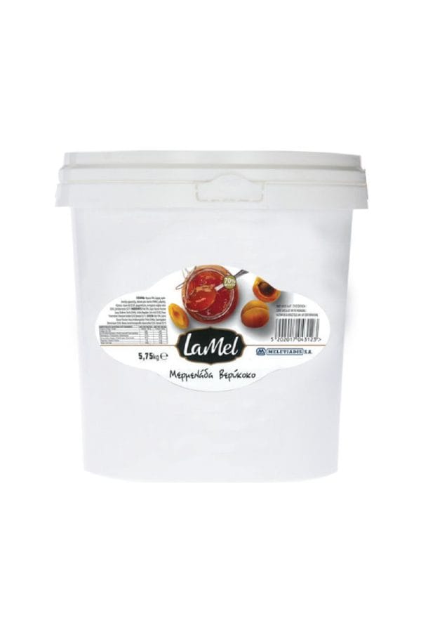 Bucket LA MEL EXTRA Strawberry, Cherry, Apricot, Peach, Orange. (70% fruit -5.75kg)