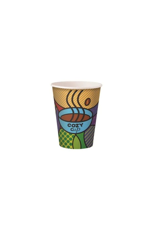 Paper Cup Single Wall 12oz 90mm Cozy Cup (50 pcs/pack)