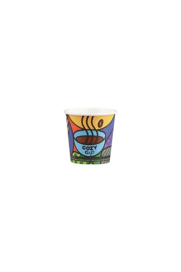 Paper Cup Single Wall 4oz Cozy Cup (50 pcs/pack)