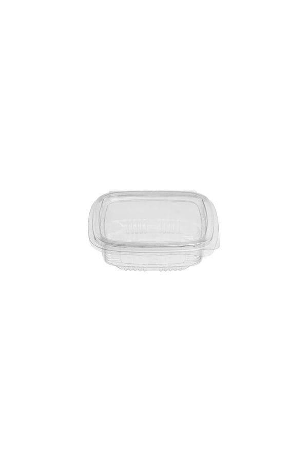 PET container 150 ml per unit with integrated plate lid 50 (pcs/pack)