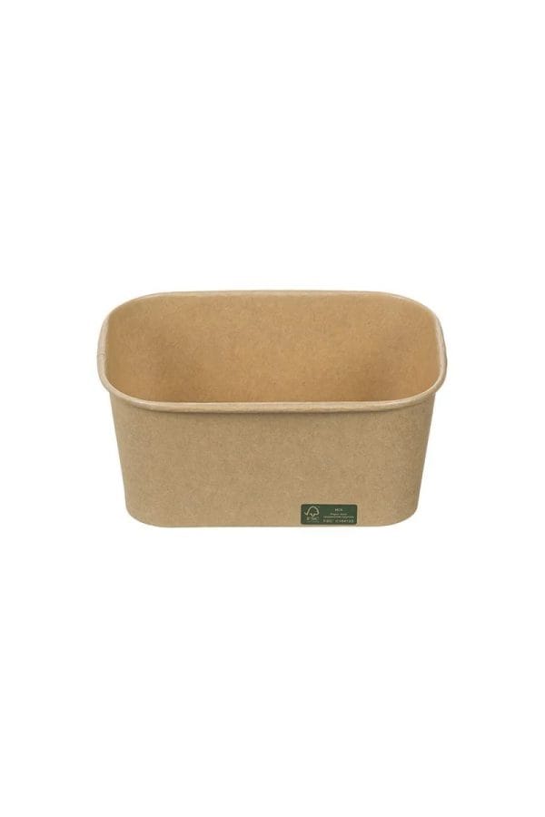 Kraft Paper Container Par/mo 1000 ml (50 pcs/pack)