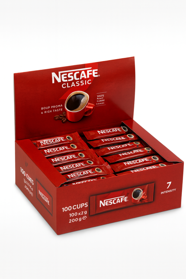 NESCAFÉ Classic Στιγμιαίος Καφές 100x2g (200g)