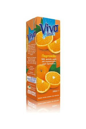 Χυμός Πορτοκάλι Viva 250ml